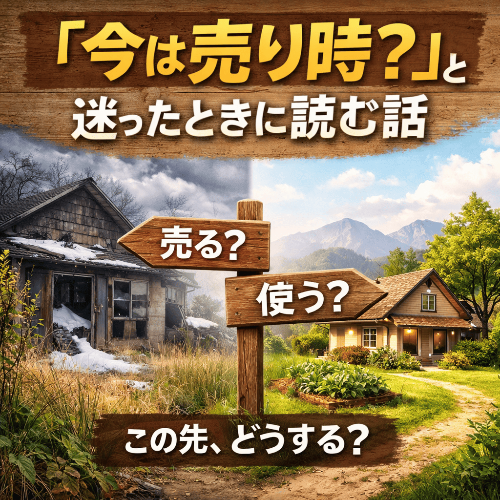 「今は売り時？」と迷ったときに、まず読んでほしい話