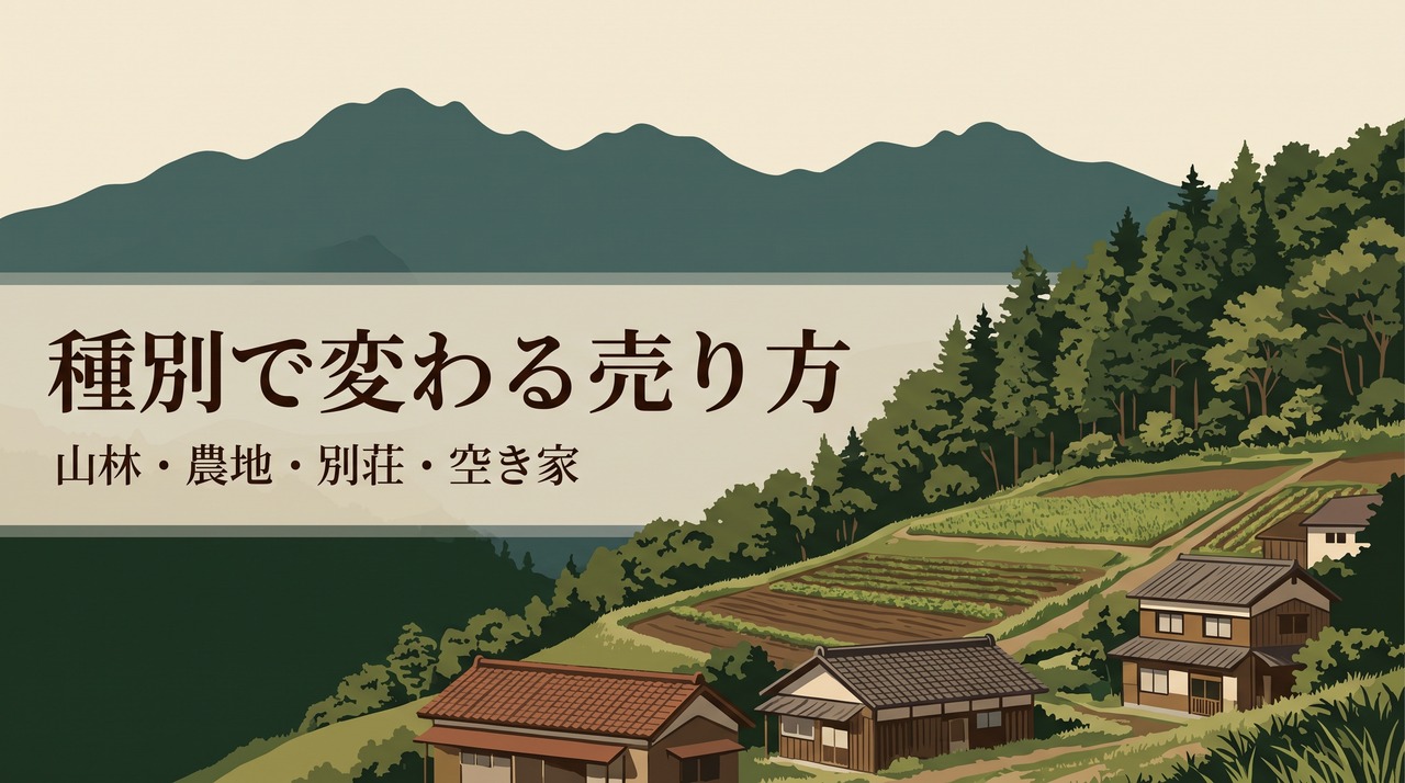 農地は誰でも買えない、山林は許可が要らない——相続した土地は種別で売り方が変わる【茅野市・原村・富士見町】